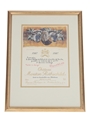 Chateau Mouton Rothschild 1987 Framed Label Print Hans Erni 31cm x 41cm