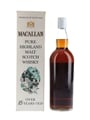 Macallan 1955 Campbell, Hope & King Bottled 1970s - Rinaldi 75cl / 45.8%