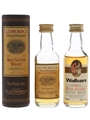 Glenmorangie 10 Year Old & Walkers 12 Year Old Bottled 1980s 2 x 5cl / 40%