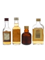 Chivas Regal, Famous Grouse, Grand Old Parr & White Horse Bottled 1970s-1980s 4 x 5cl / 40%