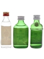 Beefeater, Christopher's & Tanqueray Bottled 1970s-1980 3 x 4.7cl-5cl