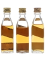 Johnnie Walker Black & Red Label Bottled 1970s & 1980s 3 x 4.7cl-5cl / 40%