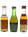 Gautier, Hardy & Larsen Cognac Bottled 1960s & 1970s 3 x 3cl / 40%