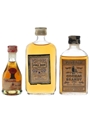 Bisquit, Etoile Bleue & Pilgrim Bottled 1960s & 1970s 3 x 5cl / 40%