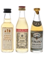 Keo, Jersey & St Agnes Brandy  3 x 5cl