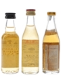 Keo, Jersey & St Agnes Brandy  3 x 5cl