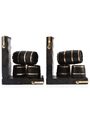 Whisky Barrel Bookends 15cm Tall