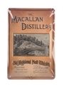 Macallan Distillery Old Highland Malt Whisky Tin Sign  20cm x 29cm