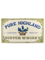 Pure Highland Scotch Whisky Sign  30cm x 18cm