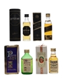 Antiquary, Johnnie Walker, Pinwinnie & Teacher's  4 x 5cl