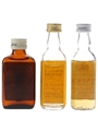 Ballantine's, Campbeltown Loch & Dewar's White Label Bottled 1980s 3 x 5cl / 40%