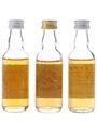 Assorted George Strachan Blends Bottled 1980s 3 x 5cl / 40%