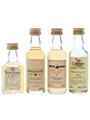 Assorted Blended Scotch Whisky Bottled 1980s 4 x 5cl / 40%
