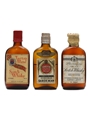 3 x Blended Scotch Whisky Miniatures 