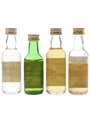 Assorted Blended Malts Bottled 1980s 4 x 5cl / 40%
