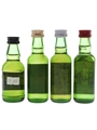 Black Bottle, Catto's, Findlater's & J & B Bottled 1980s 4 x 5cl