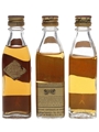 Johnnie Walker Red Label Bottled 1970s & 1980s - British European Airways, Belgium & St Lucia 3 x 5cl / 40%