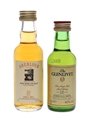 Aberlour 10 Year Old & Glenlivet 12 Year Old Bottled 1990s 2 x 5cl / 40%