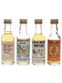 Assorted Blends Bottled 1980s 4 x 5cl / 40%