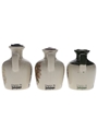 Lindisfarne Glen Fiona Ceramic Decanters  3 x 4.7cl-5cl / 40%
