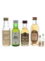 Assorted Blends & Nolvelty Miniatures Altnaharra Hotel, Black & White, Chivas Regal, Grant's & Whyte & Mackay 6 x <1cl-5cl / 40%