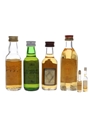 Assorted Blends & Nolvelty Miniatures Altnaharra Hotel, Black & White, Chivas Regal, Grant's & Whyte & Mackay 6 x <1cl-5cl / 40%