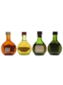 Assorted Armagnac Bottled 1980s 4 x 3cl / 40%