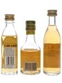 Bushmills, Red Rose & Teal's Bottled 1980s-1990s 3 x 5cl