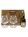 Martell Medaillon VSOP Glasses Gift Pack Bottled 1980s 3cl / 40%