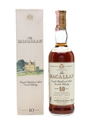 Macallan 10 Year Old Bottled 1990s - Giovinetti 75cl / 40%