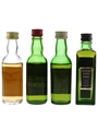 Golden Beneagles, Black Bottle, Chequers & Passport Bottled 1970s 4 x 5cl / 40%