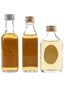 Langside Distillers Bottled 1980s 3 x 4.7cl-5cl
