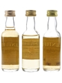 Glenturret 8 Year Old Bottled 1970s & 1980s 3 x 5cl / 43%