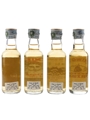 Assorted Blended Whisky Bottled 1980s 4 x 5cl / 40%
