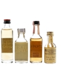 Acredyke's, Barbara's World, Glen Piper & Wee Dram Bottled 1980s 4 x 2.8cl-4cl