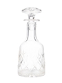 Crystal Decanter With Stopper  26cm x 10.5cm