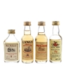 Assorted Blended Scotch Whisky Bottled 1980s 4 x 5cl / 40%
