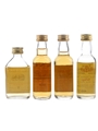 Assorted Blended Scotch Whisky Bottled 1980s 4 x 5cl / 40%