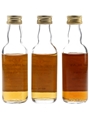 Pride Of Islay, Strathspey & Orkney 12 Year Old Bottled 1990s - Gordon & MacPhail 3 x 5cl / 40%