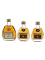 Hine Antique & VSOP Bottled 1970s-1980s 3 x 3cl-5cl / 40%