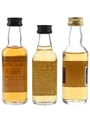 Assorted Single Malts Glenmorangie, Royal Lochnagar & Tullibardine 3 x 5cl