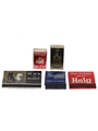 Assorted Whisky Brand Match Boxes Bell's, Black & White, Haig, J & B, Grants 