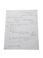 B M Parker & Henry Thomson Co. Cask Invoices, Dated 1877 William Pulling & Co. 