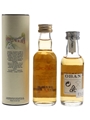 Edradour 10 Year Old & Oban 14 Bottled 1980s-1990s 2 x 5cl