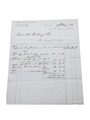 Trower & Sons Correspondence & Receipts, Dated 1899-1907 William Pulling & Co. 