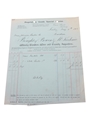Bowen & McKechnie Invoices, Dated 1896-1906 Johnson, Basker & Co. 