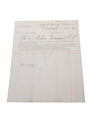 Assorted Correspondence & Invoices, Dated 1907-19  
