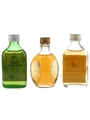 Assorted Blended Scotch Whisky Bottled 1970s 3 x 5cl / 40%