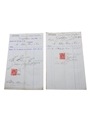 Longrow & Kintyre Distilleries Invoices & Cheques Date 1877-1904 William Pulling & Co 