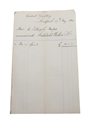 Vauxhall Distillery Correspondence, Invoices & Purchase Receipt, Dated 1899-1907 William Pulling & Co. 